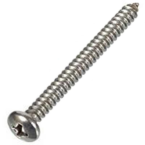 Stainless Steel Flat Head Phillips Sheet Metal Screw - (100 Pack)