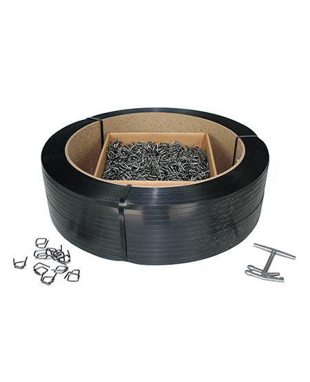 (3pc) 1/2Inx9,000Ftpoly Banding Kit W - 920-001