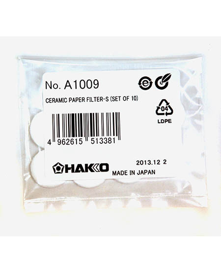 Ceramic Paper Filter, Thin - A1009
