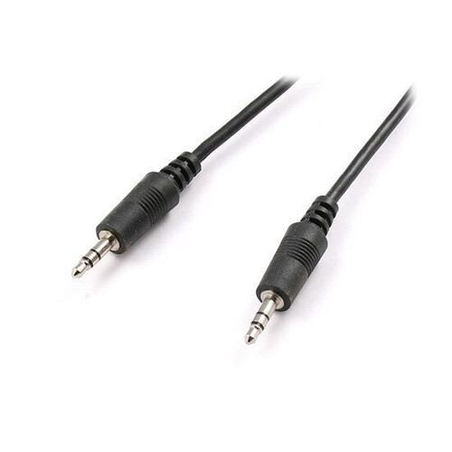 6' 3.5mm - 3.5mm Nickel Stereo Plug Audio Cable