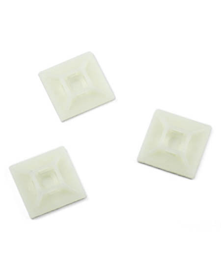 3/4 Inch Cable Tie Mount: Whit - ACMB75C