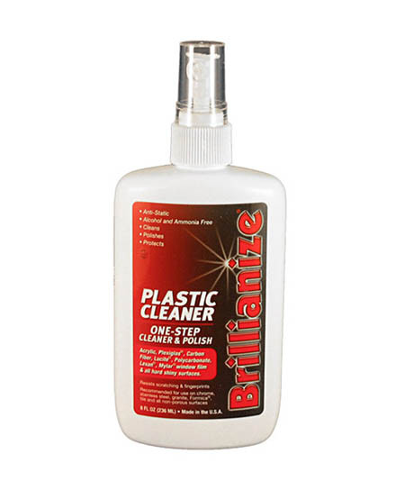 8Oz Plastic Cleaner/Polish - BRILL8OZ