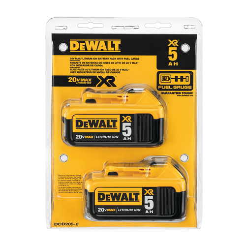 20V MAX* 5.0Ah XR® Batteries (2 Pack)