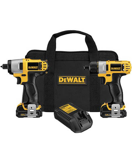 12V MAX Lithium-Ion Cordless Screwdriver / Impact Driver Combo Kit