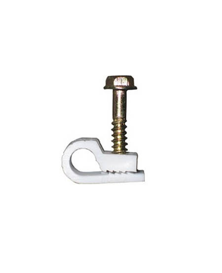 Single Fast Clip - White (100 Pack)