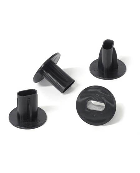 Dual Feed Thru Bushing: Black/ - FTBD-56B