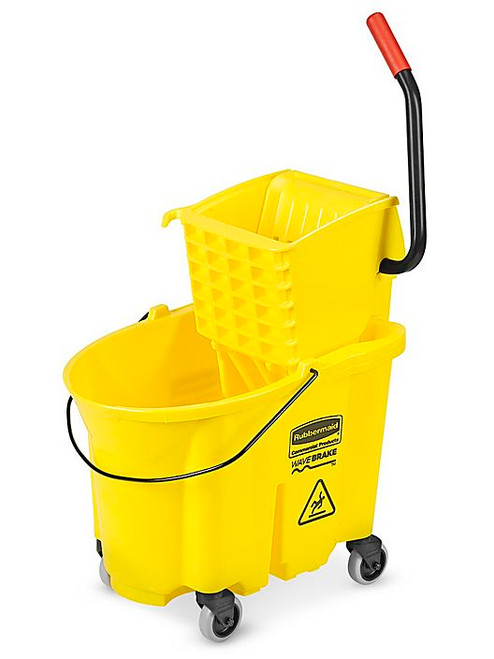 35 Quart Side Press Mop Bucket, Wringer - H-869Y