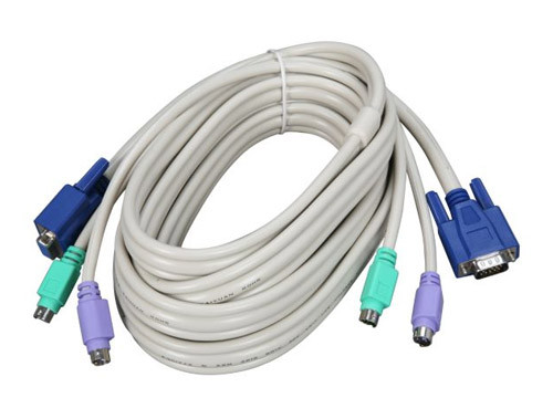 15Ft Kvm Cable 3 In 1 Ps2 M/F - KVMF-15MF