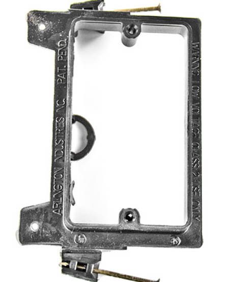 Nail On Single Gang Low Voltage Bracket