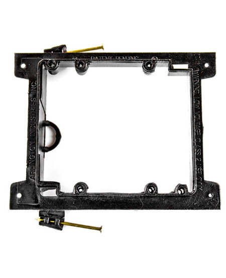 Dual Gang Nail On Low Voltage Bracket - LVN2