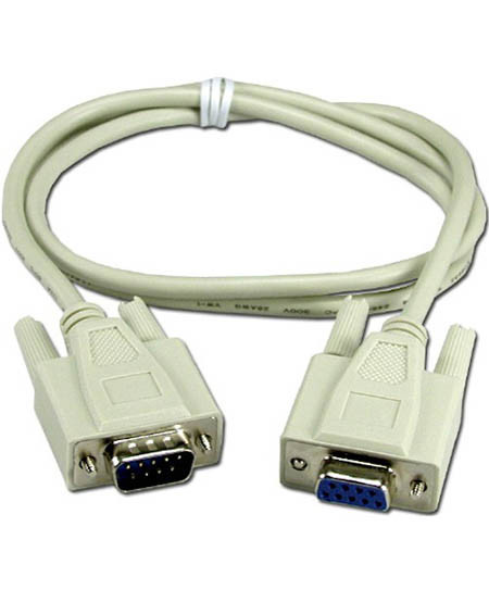 6Ft Db9 Serial Cable:Straight Thru - MEC-6MF