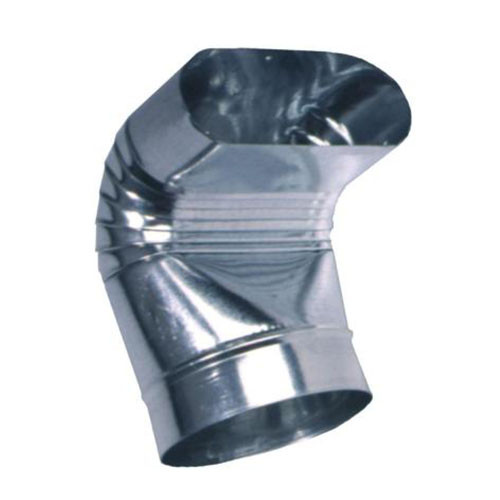 6In Oval To Round Dryer Pipe - OTR90B6P