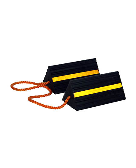 Wheel Chock Set W/3Ft Lanyard - P33177
