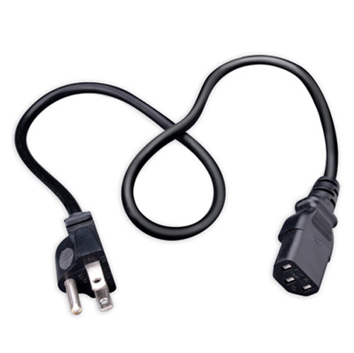 1 1/2ft  Power Cable with Extra Outlet