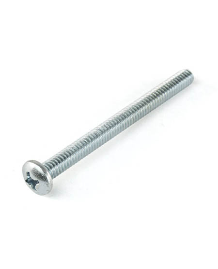 1/4" #20 x 3" Pan Head Machine Screw - (100 Pack)