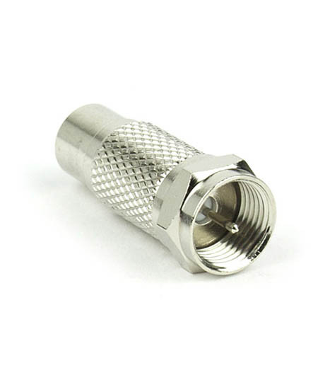 RCA Female To F Male Adapter: - RCA-F
