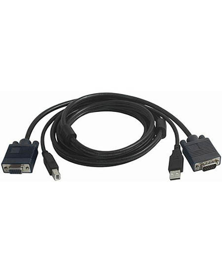 10Ft Kvm Cable 3 In 1 Usb M/F - USBVF-10MF