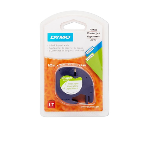 Dymo Paper Label Refill Tape - (2 Pack)
