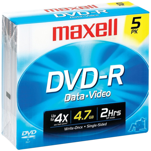 Maxell 4.7gigabyte DVD-R 10-PK