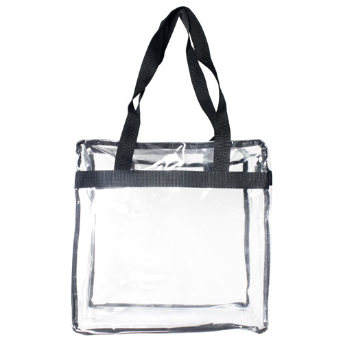 Clear Zippered Tote PVC