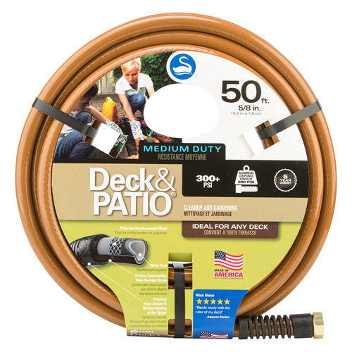 5/8 in. Dia. x 50 ft. L Premium Grade Brown Hose