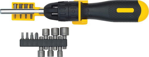 20PC MULTIBIT RATCHETING SCREWDRIVER SET 