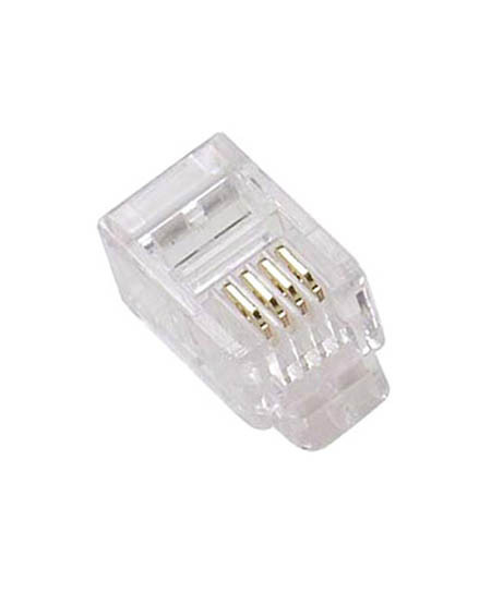 4C 6X4 Rj11 Mod Plug Bag/100