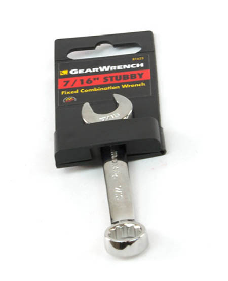 7/16In Stubby Combination Wrenc