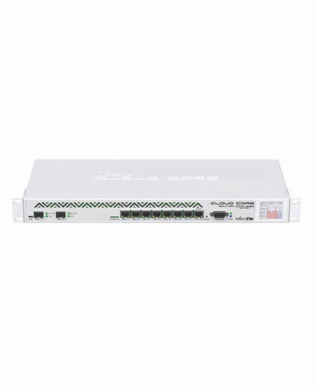MikroTik 1U Rackmount 8x Gigabit Ethernet Router - 8 GB