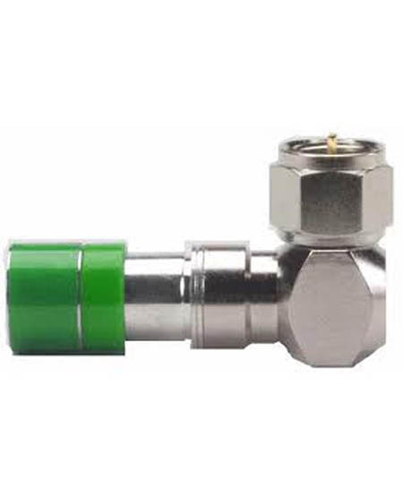 RG6 Right Angle Comp F Each