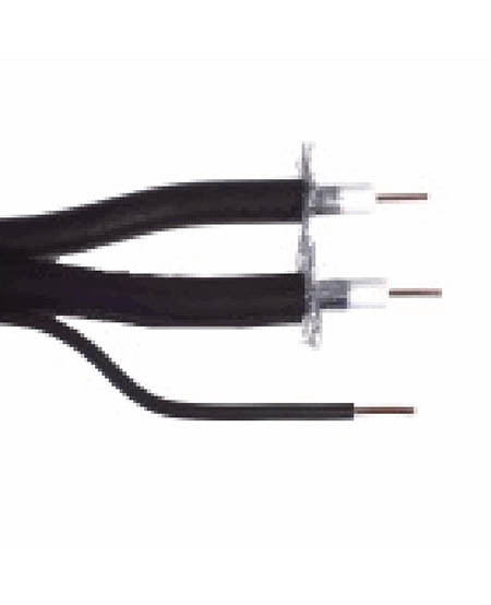 Sky Walker RG6 Dual SC W/Mess 500Ft Blk