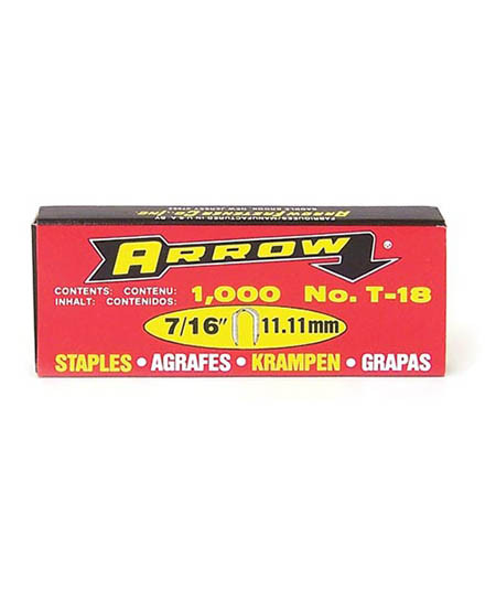 1,000 STAPLES FOR T18