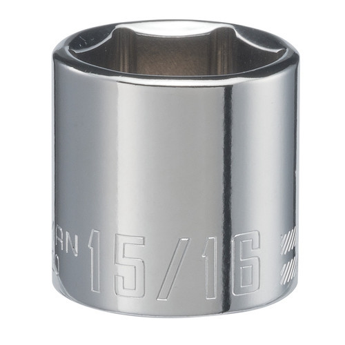 15/16 in. S X 3/8 in. drive S SAE 6 Point Socket
