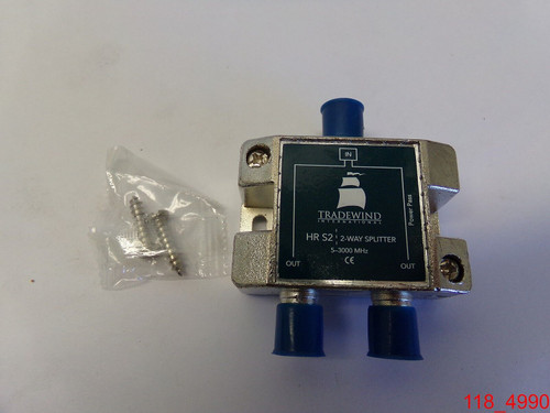 Tradewind 4-way vertical 2 ghz splitter