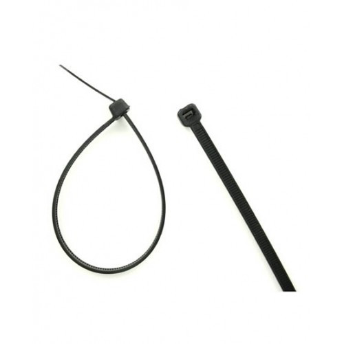 7 Inch Black Zip Ties, 100 pk