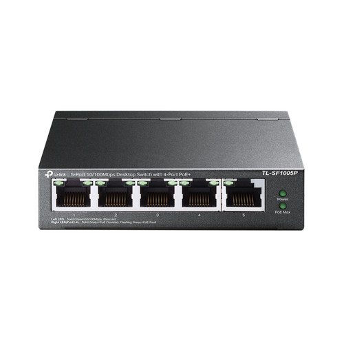 5-Port Desktop Switch w/4 port PoE+