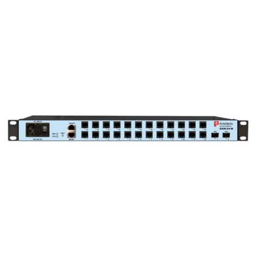 Positron Access Solutions G.hn Access Multiplexer GAM with 24-dual pair MIMO copper 2x 10Gbps SFP+ Ports