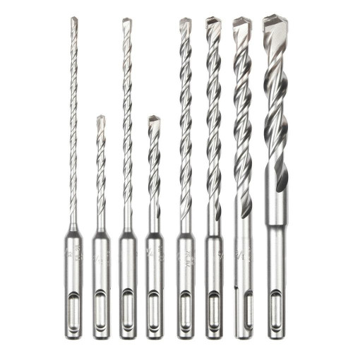 8pc. SDS Plus M/2 2-Cutter Drill Bit Kit