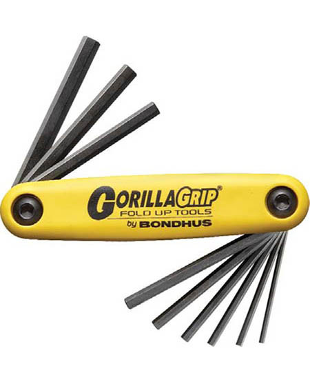 Fold Up Hex Key Set - (9 Piece)