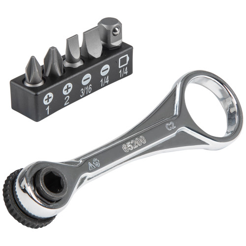 Slim-Profile Mini Ratchet Set - 5-Piece