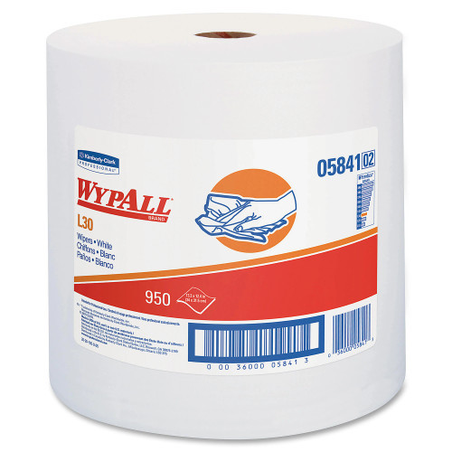 GeneralClean L30 Heavy Duty Cleaning Towels - 875 Sheets/Roll - White