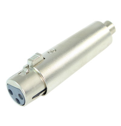 XLR FEMALE TO RCA FEMALE ADAPTER