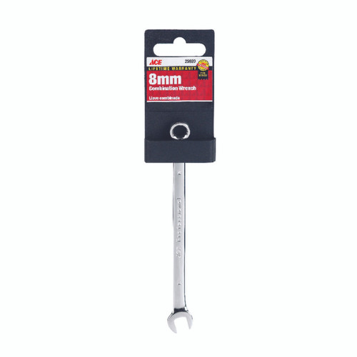 8 mm X 8 mm Metric Combination Wrench 5.5 in. L
