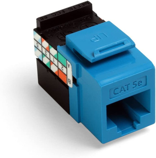 GigaMax Cat 5e QuickPort Jack, Blue