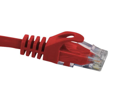 Cat6 Snagless Ethernet Patch Cable - Red - 25FT