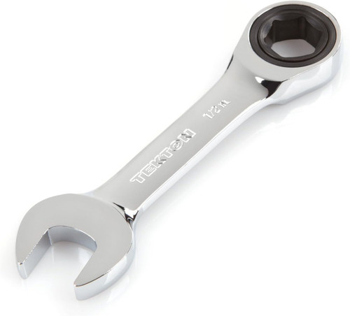 1/2 Inch Stubby Ratcheting Combination Wrench