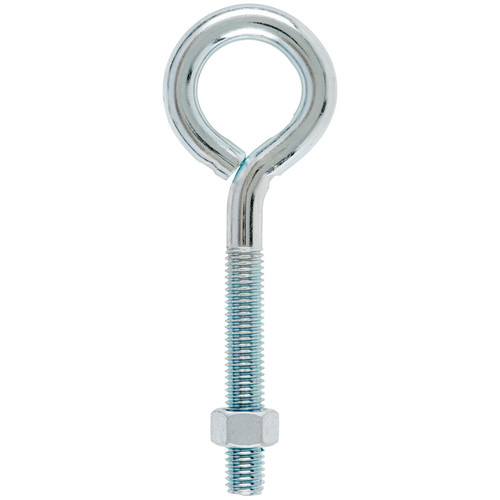 1/2 in. X 6 in. L Zinc-Plated Steel Eyebolt Nut Included