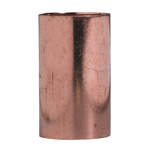 1/2 in. Sweat X 1/2 in. D Sweat Copper Coupling with Stop (10 Pack)