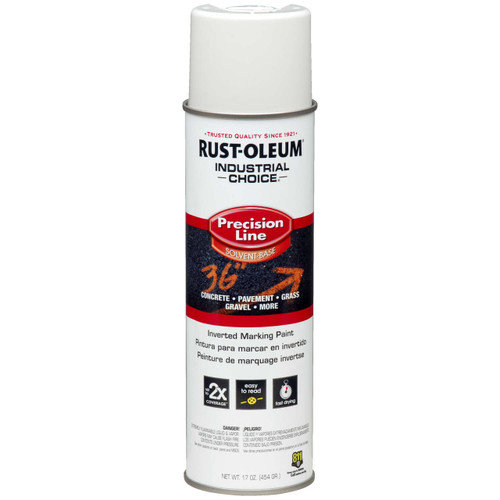 Industrial Choice White Inverted Marking Paint 17 oz