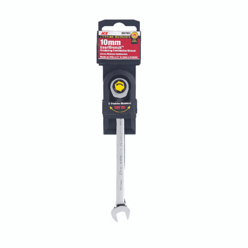 10 mm X 10 mm Metric Combination Wrench 6.26 in. L